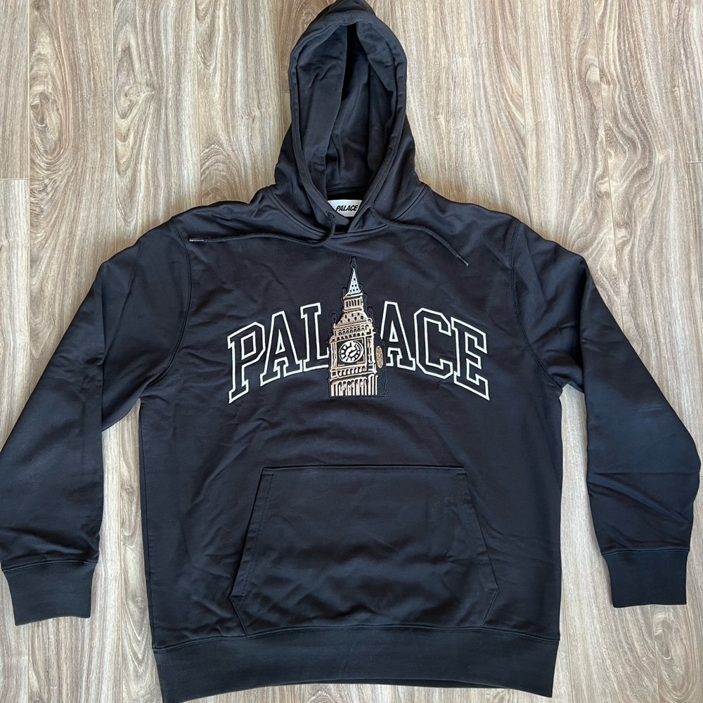 Palace Big Ben Hoodie Black